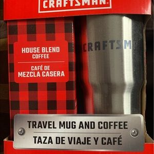Craftsman Travel Mug and Coffee